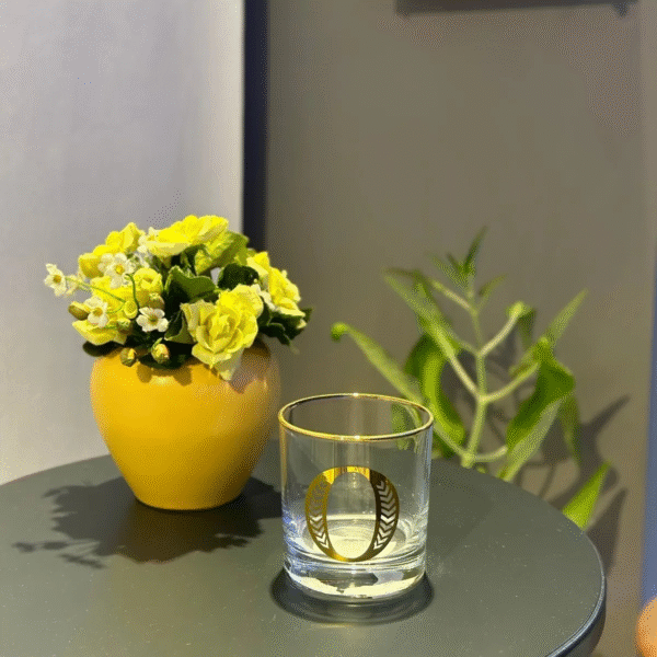 Monogram Cam Bardak-o