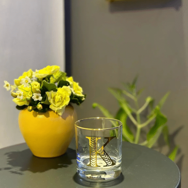 Monogram Cam Bardak-k