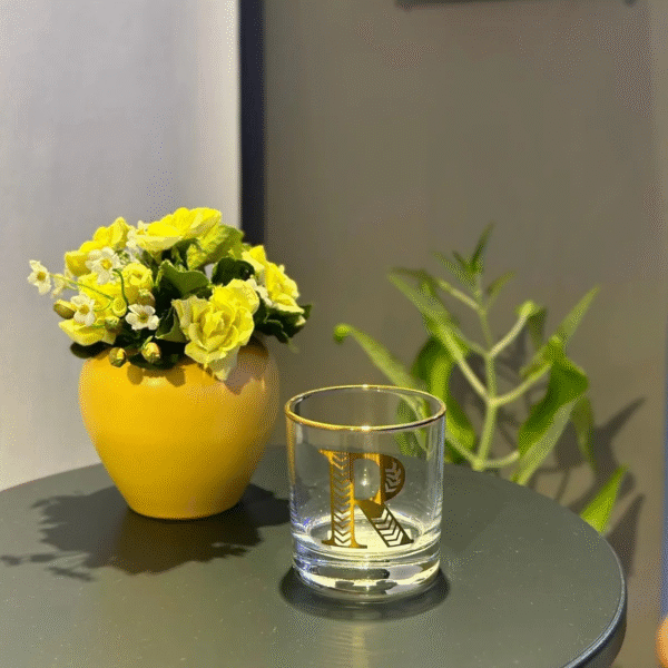 Monogram Cam Bardak-r