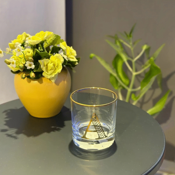 Monogram Cam Bardak-A