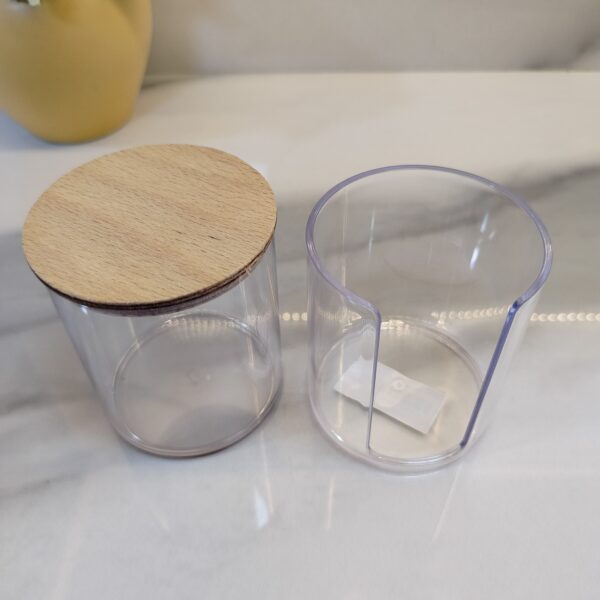 Ahşap Kapaklı Çift Pamukluk