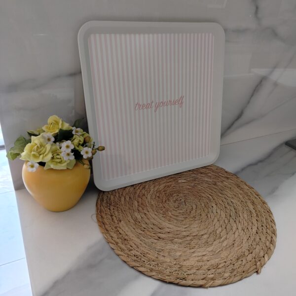 md pembe vagony kare tepsi