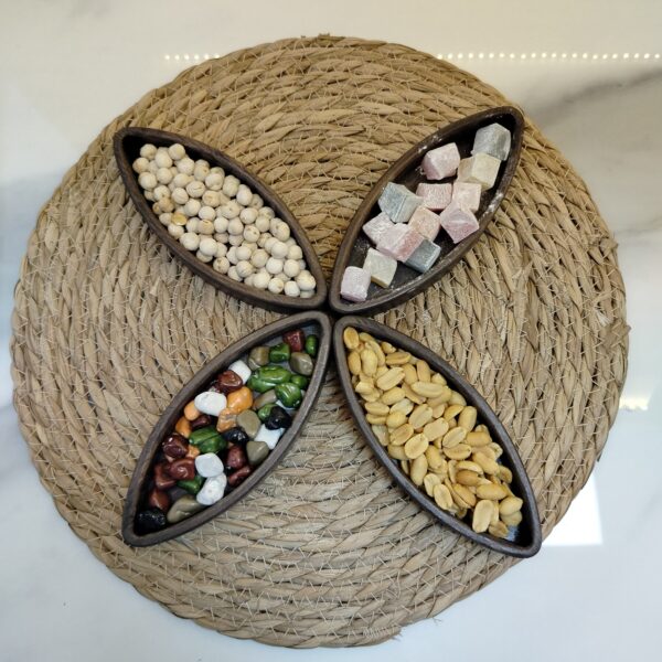 HASIRLI BUTTERFLY AHŞAP ÇEREZLİK ATIŞTIRMALIK