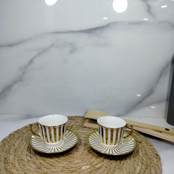 Mc Blanche 2'li Kahve Fincan Takımı - Renkli - 90 ml