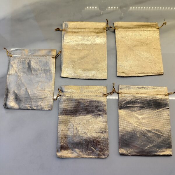 MDK Gold Mini Takı Kesesi 5Li Set 12Cm x 9cm